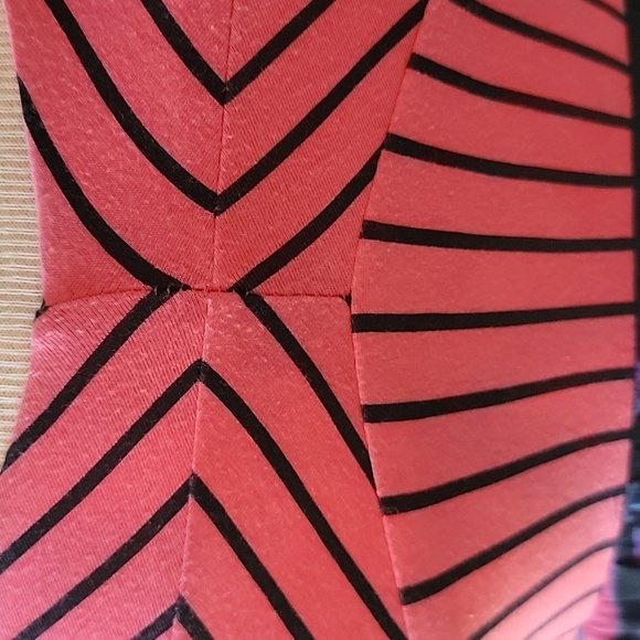 ROXY Strapless Striped Abstract Floral Printed Sun Dress Size M - Picture 2 of 12